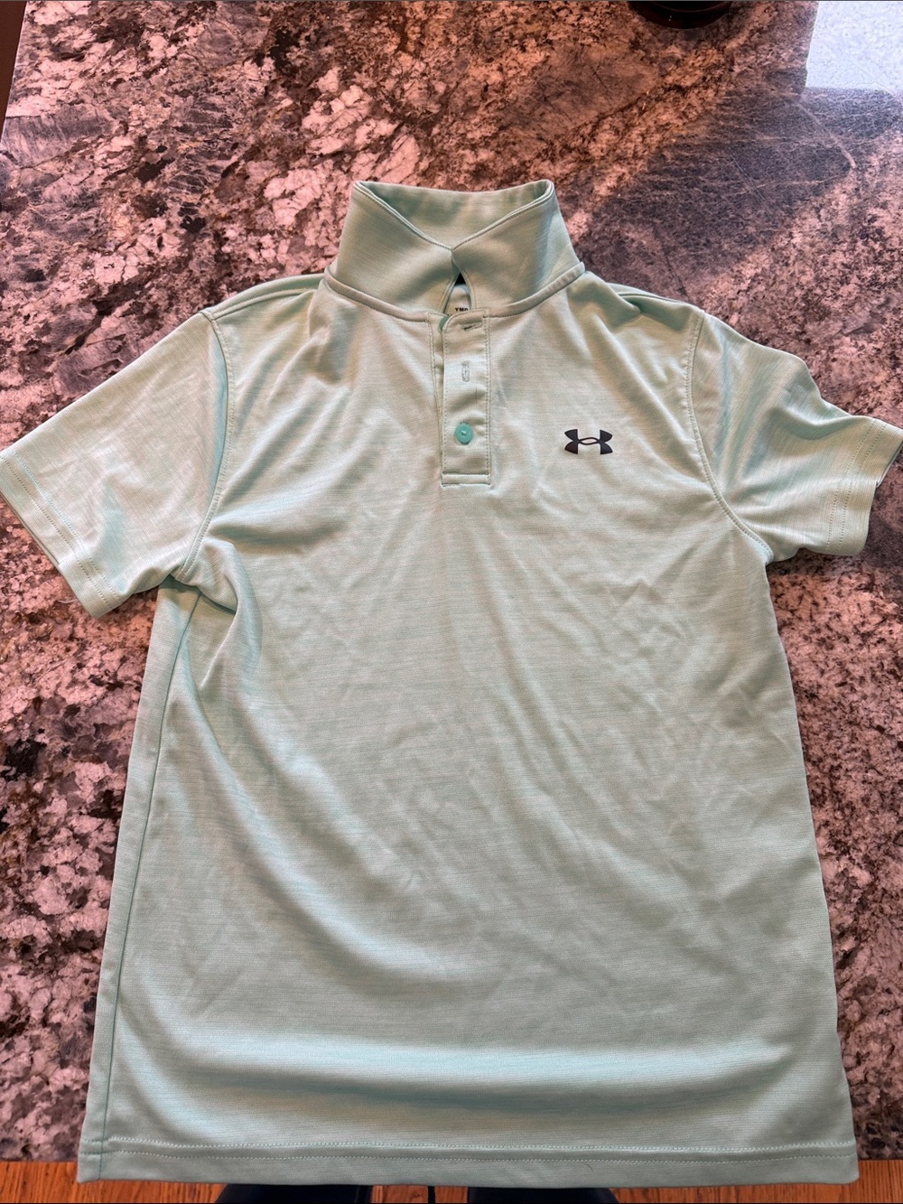 Under Armour Light Mint Polo Shirt with Logo